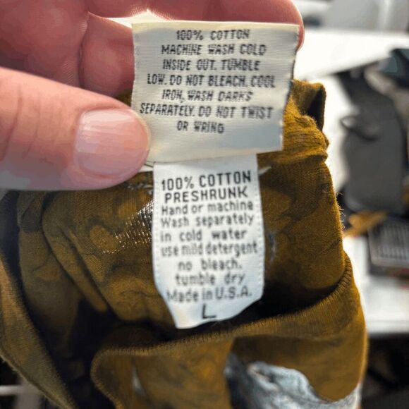 Vintage Ragtops Sportswear T-Shirt Size Large Native American Wolf Wolves USA - Picture 5 of 6